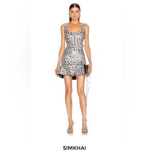 Simkhai mini dress Size 6, removable belt